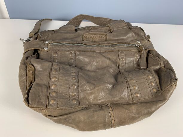 Liebeskind Berlin Tasche, braun, Vintage-Look, Maße ca. 40x30 cm, gebraucht (Bild 4)