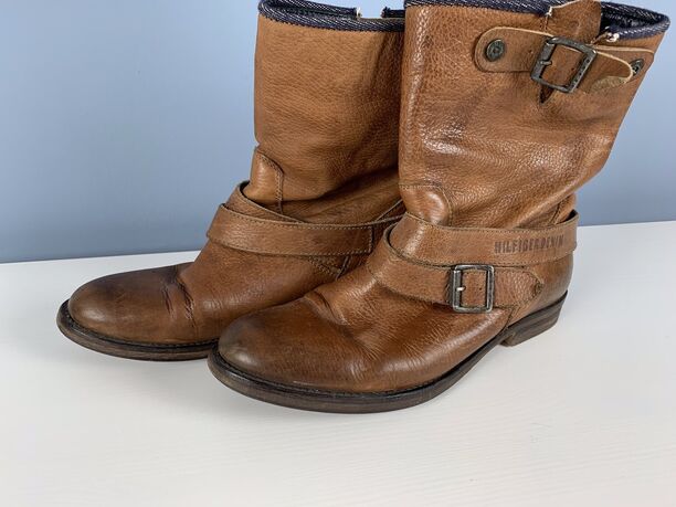 Tommy Hilfiger Stiefeletten Größe 38 in Braun - Gebraucht (Bild 3)