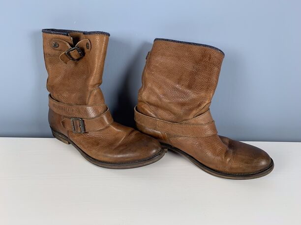 Tommy Hilfiger Stiefeletten Größe 38 in Braun - Gebraucht (Bild 2)