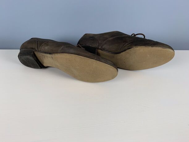 Elegante Schnürschuhe, Braun, Größe 38, Gebraucht (Bild 5)
