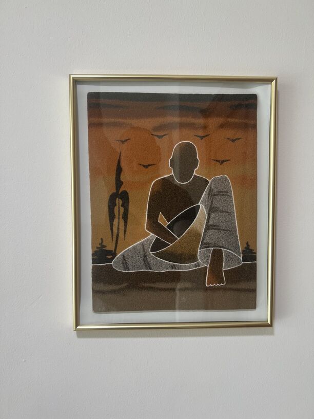 Bild aus Grand Canaria - September 1999, 29x36cm, goldener Rahmen, Vintage