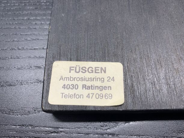 Füsgen Bild 'Neu und Alt Ratingen', schwarz, 22x18cm, guter Zustand (Bild 3)