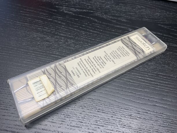 Swatch AquaChrono Atlanta 1996, blau/lila, gebraucht, Originalverpackung (Bild 6)