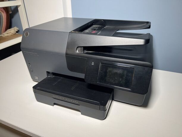 HP OfficeJet Pro 6830 All-In-One Drucker, Schwarz, mit Tintenpatronen, leicht gebraucht (Bild 4)