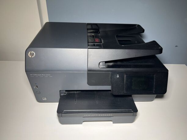 HP OfficeJet Pro 6830 All-In-One Drucker, Schwarz, mit Tintenpatronen, leicht gebraucht (Bild 2)