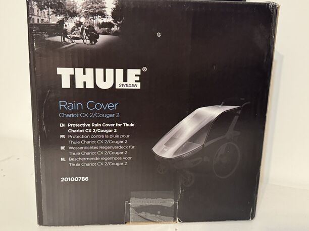 Thule Rain Cover Chariot CX 2 / Cougar 2, transparent, originalverpackt (Bild 2)