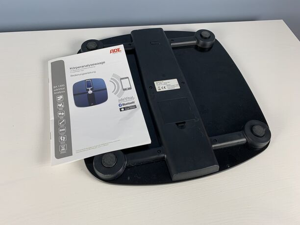ADE Körperanalysewaage FITvigo BA 1600 in Blau, Tragkraft bis 180 kg, neuwertig (Bild 5)