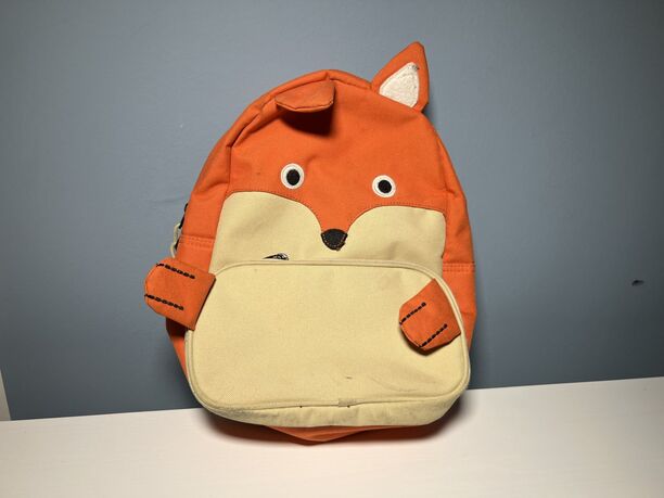 Quiksilver Fuchs Kinderrucksack, orange/creme, für Kinder, gebraucht