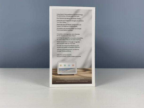 Google Nest Hub (1. Generation) – Weiß, neu & originalverpackt (Bild 2)