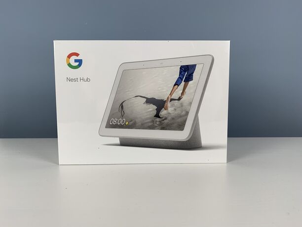 Google Nest Hub (1. Generation) – Weiß, neu & originalverpackt