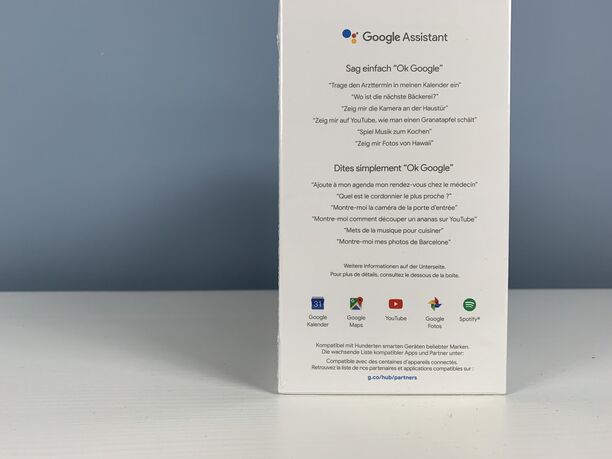 Google Nest Hub (1. Generation) – Weiß, neu & originalverpackt (Bild 4)