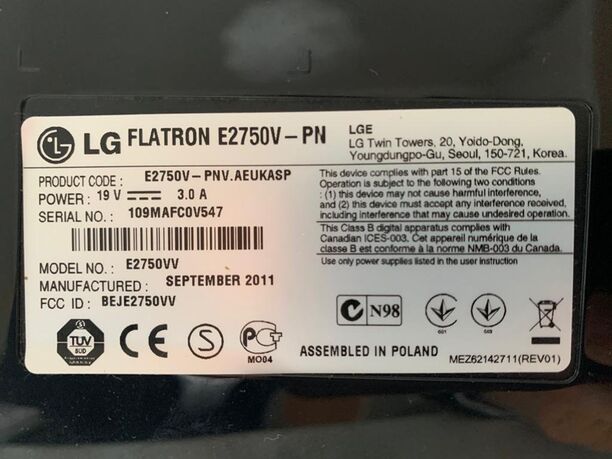 LG Flatron E2750V 27 (Bild 4)